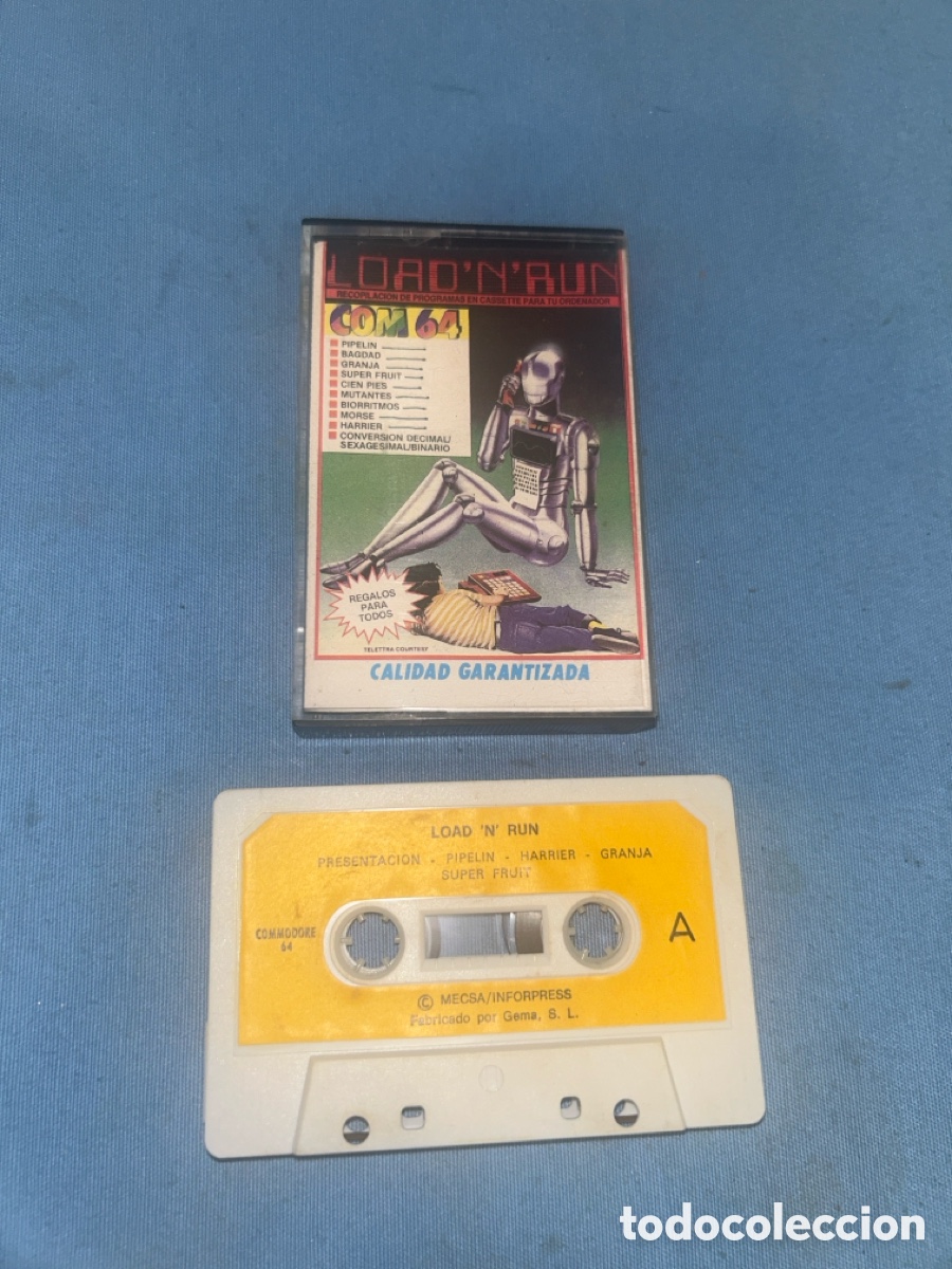 Videojuegos y consolas: JUEGO COMMODORE LOAD &lsquo;N&rsquo; RUN COMMODORE 64 *VER FOTOS* - Foto 1