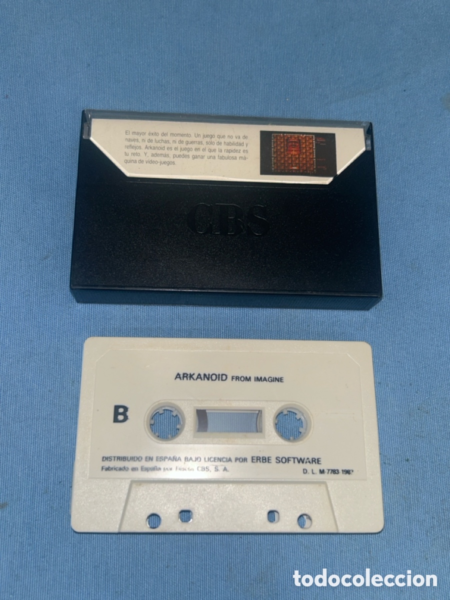 Videojuegos y consolas: ARKANOID - LOMO AMARILLO ERBE / COMMODORE 64 - C64 - Foto 2