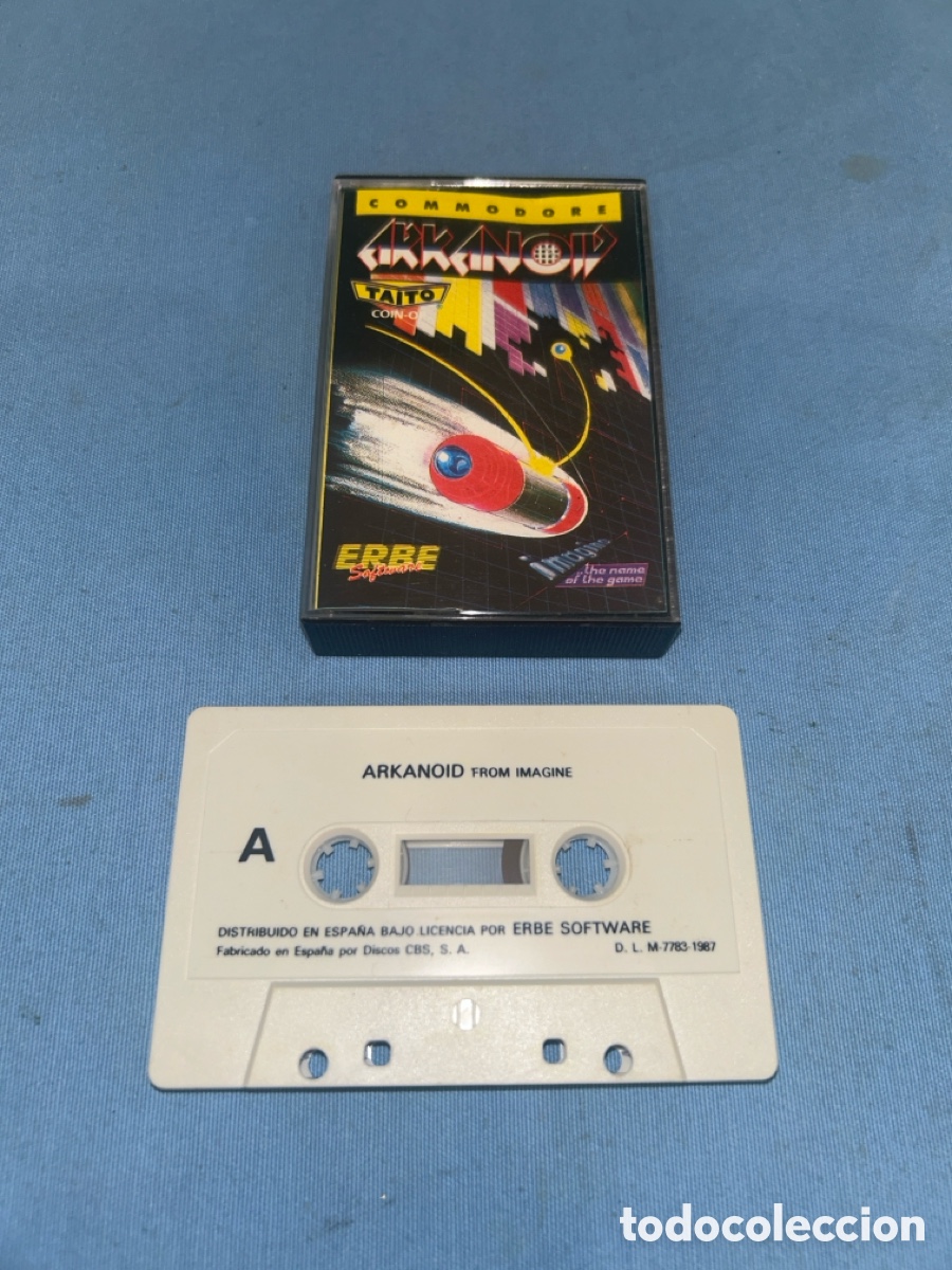 Videojuegos y consolas: ARKANOID - LOMO AMARILLO ERBE / COMMODORE 64 - C64 - Foto 1