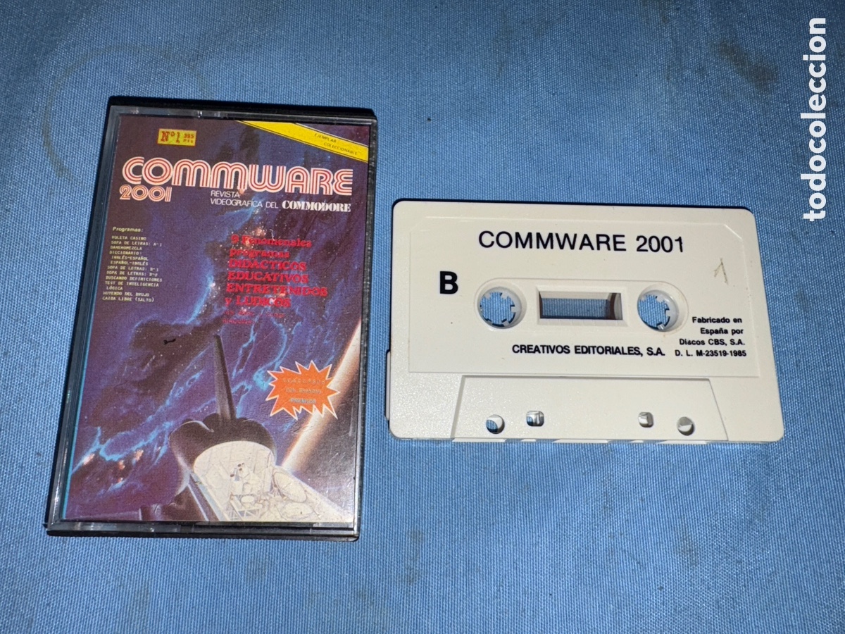 Videojuegos y consolas: VIDEOJUEGO COMMWARE 2001,PARA COMMODORE*VER FOTOS* - Foto 1