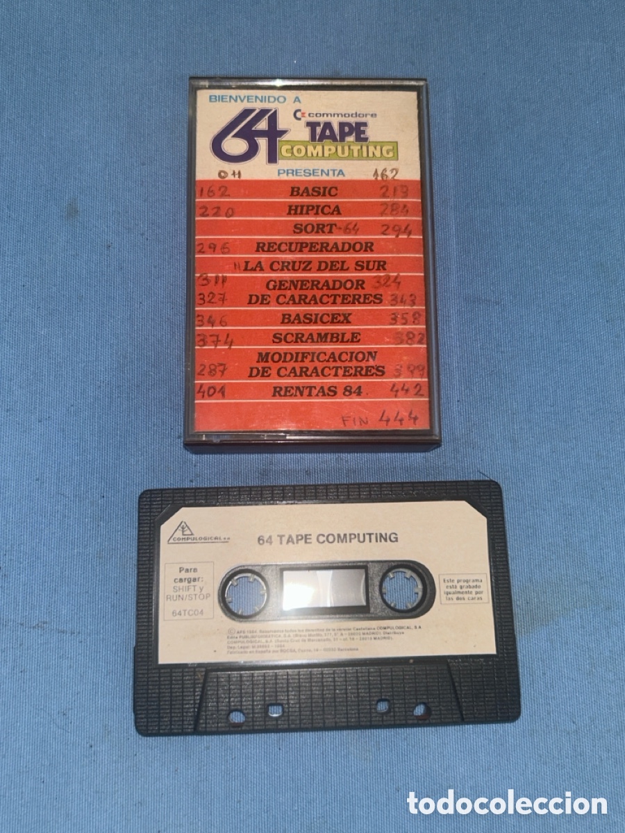 Videojuegos y consolas: JUEGO COMMODORE 64 TAPE COMPUTING COMMODORE 64 - Foto 1
