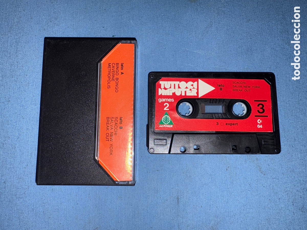 Videojuegos y consolas: VIDEOJUEGO TUTTOC COMPUTER,PARA COMMODORE*VER FOTOS* - Foto 2