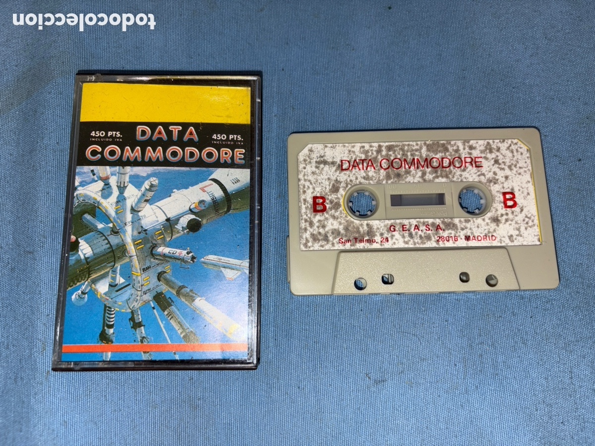Videojuegos y consolas: VIDEOJUEGO DATA COMMODORE G.E.A.S.A,PARA COMMODORE*VER FOTOS* - Foto 1
