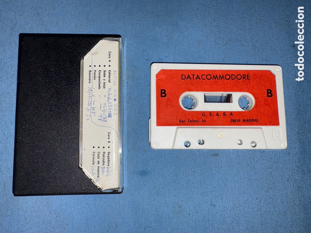 Videojuegos y consolas: VIDEOJUEGO DATA COMMODORE G.E.A.S.A,PARA COMMODORE*VER FOTOS* - Foto 2