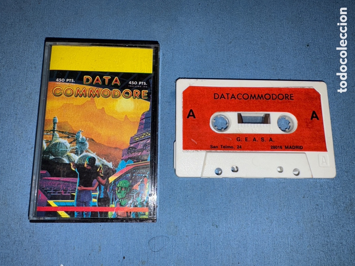 Videojuegos y consolas: VIDEOJUEGO DATA COMMODORE G.E.A.S.A,PARA COMMODORE*VER FOTOS* - Foto 1