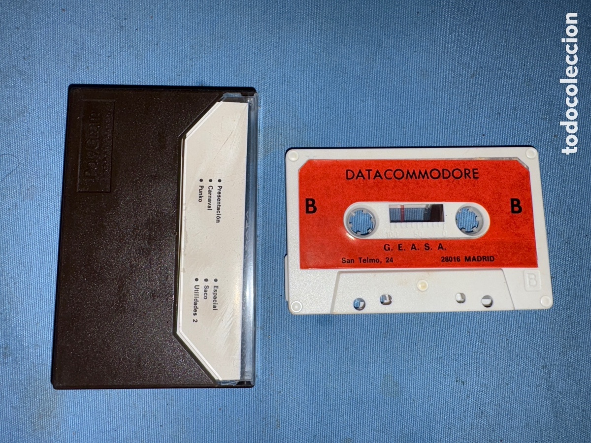 Videojuegos y consolas: VIDEOJUEGO DATA COMMODORE G.E.A.S.A,PARA COMMODORE*VER FOTOS* - Foto 2