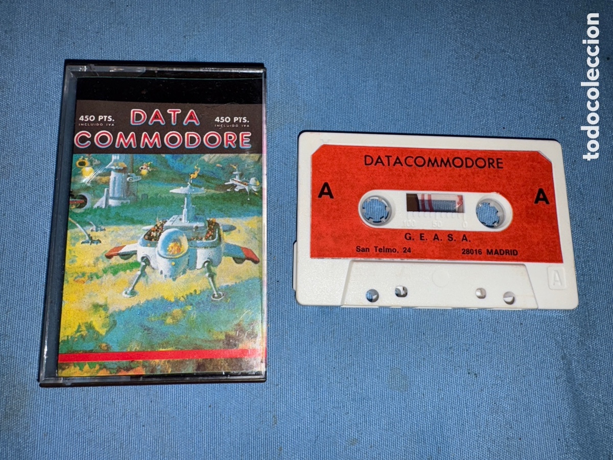 Videojuegos y consolas: VIDEOJUEGO DATA COMMODORE G.E.A.S.A,PARA COMMODORE*VER FOTOS* - Foto 1