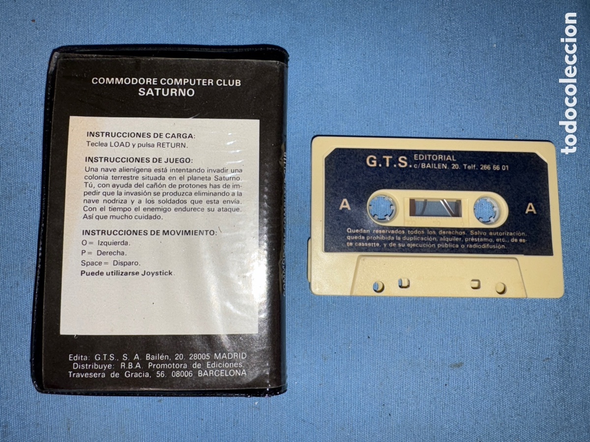 Videojuegos y consolas: VIDEOJUEGO PARA COMMODORE ,COMPUTER CLUB*SATURNO* - Foto 2
