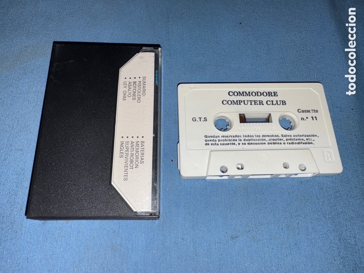 Videojuegos y consolas: VIDEOJUEGO COMPUTER CLUB,10 PROGRAMAS G.T.S,N 11 PARA COMMODORE - Foto 3