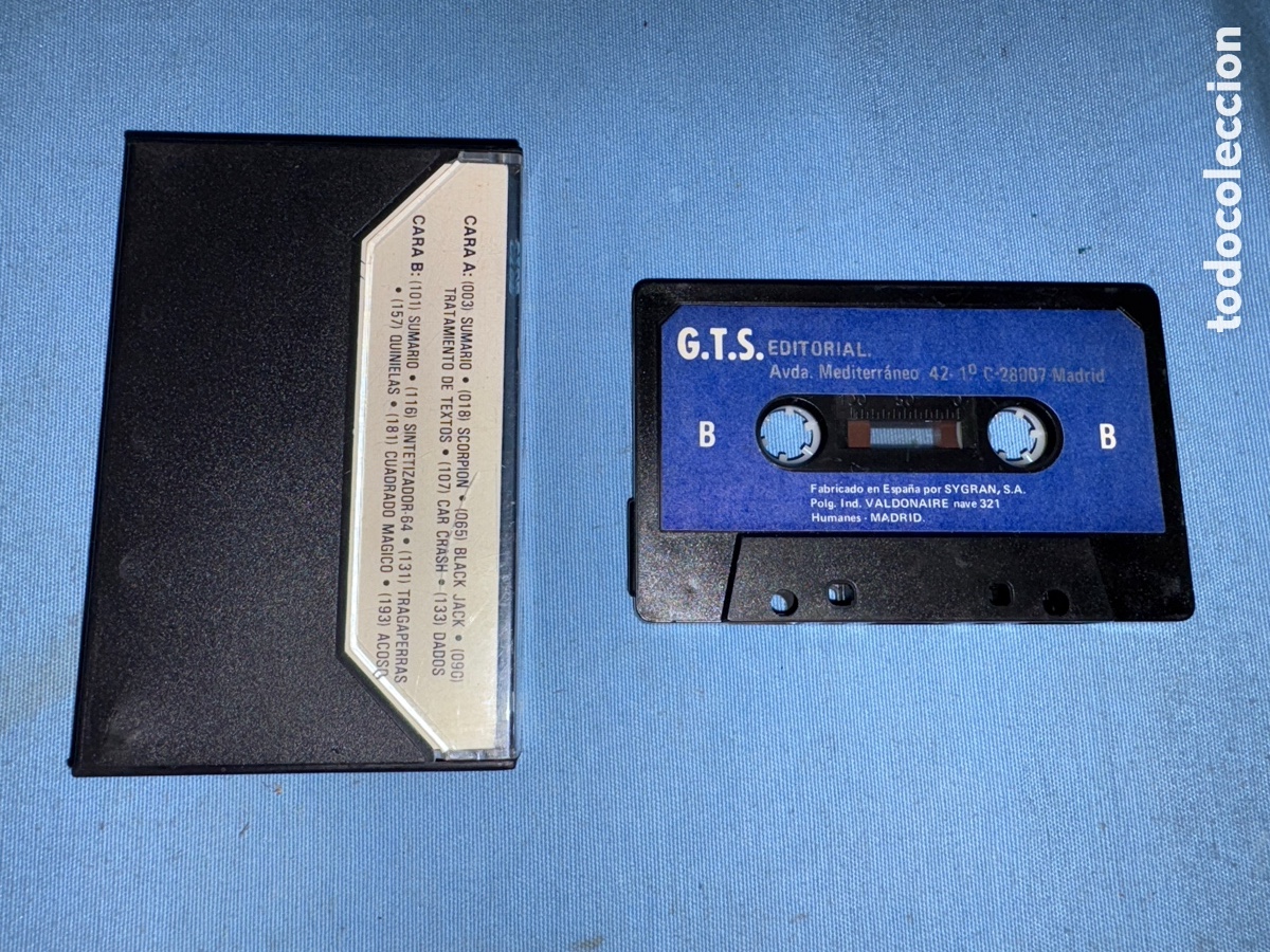 Videojuegos y consolas: VIDEOJUEGO COMPUTER CLUB,10 PROGRAMAS G.T.S,N 5 PARA COMMODORE - Foto 3