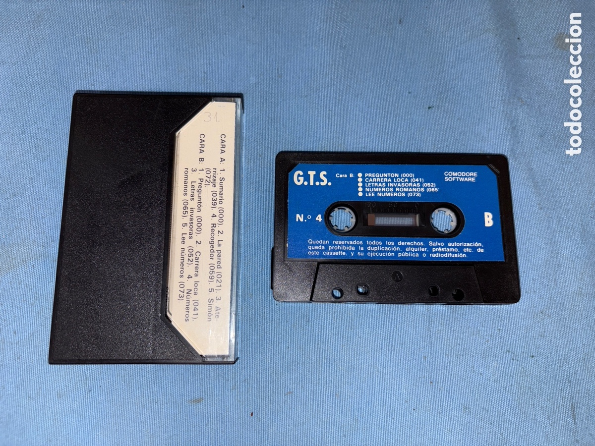 Videojuegos y consolas: VIDEOJUEGO COMPUTER CLUB,10 PROGRAMAS G.T.S,N 4 PARA COMMODORE - Foto 3
