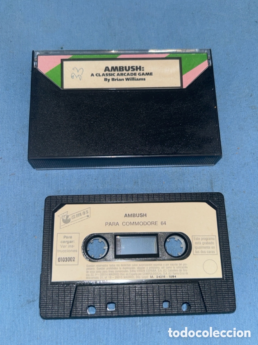 Videojuegos y consolas: JUEGO AMBUSH COMMODORE *VER FOTOS+ - Foto 2