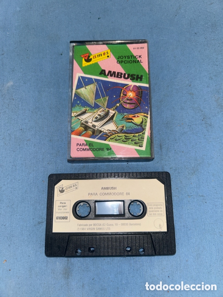 Videojuegos y consolas: JUEGO AMBUSH COMMODORE *VER FOTOS+ - Foto 1