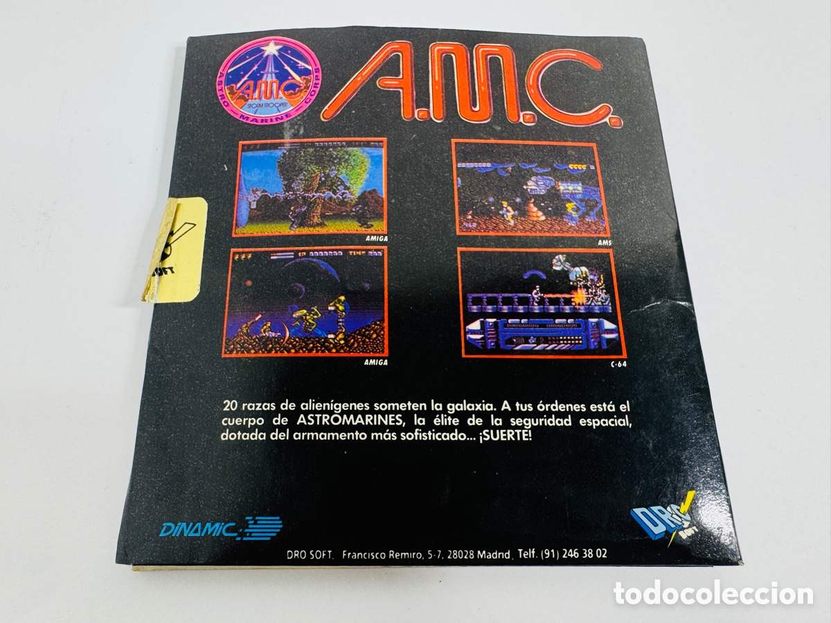 Videojuegos y consolas: A.M.C.: Astro Marine Corps Commodore Amiga Dinamic 1989 - Foto 3