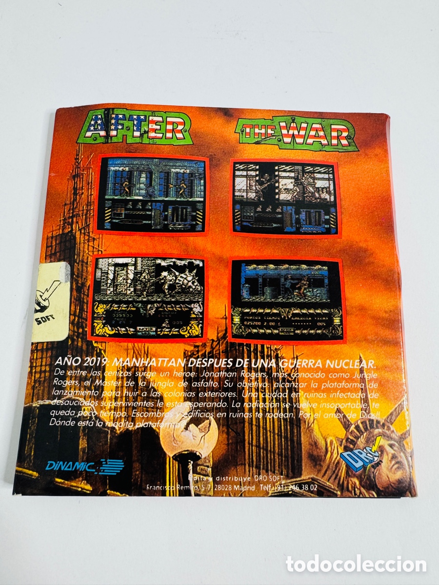 Videojuegos y consolas: After The War Commodore Amiga Dinamic 1989 - Foto 3
