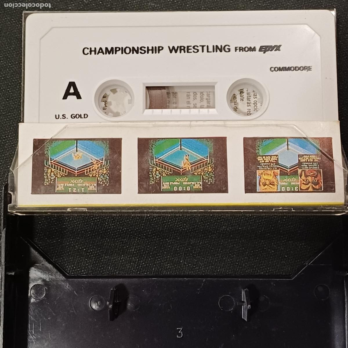 Videojuegos y consolas: CHAMPIONSHIP WRESTLING/COMMODORE. - Foto 2