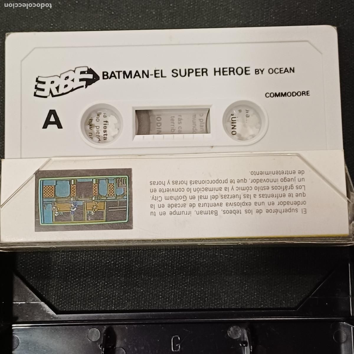 Videojuegos y consolas: BATMAN/COMMODORE/ERBE SOFTWARE. - Foto 2