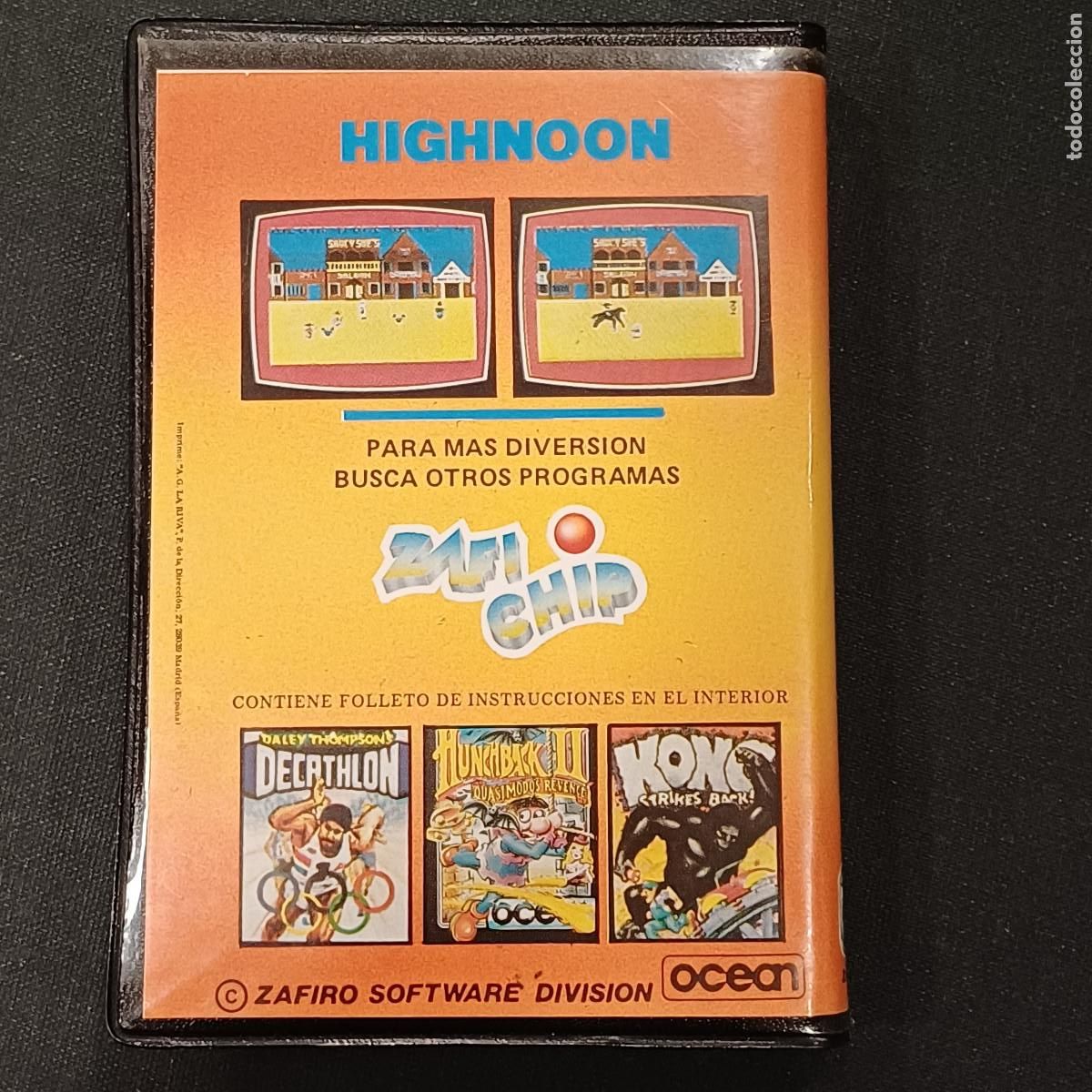 Videojuegos y consolas: HIGHNOON/COMMODORE 64/HIGH NOON. - Foto 3