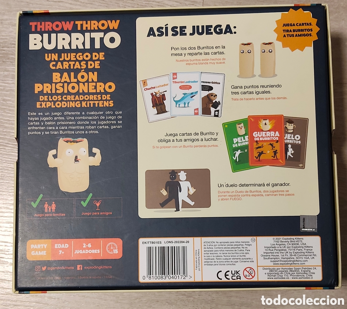 Videojuegos y consolas: Throw throw burrito. Juego - Foto 4