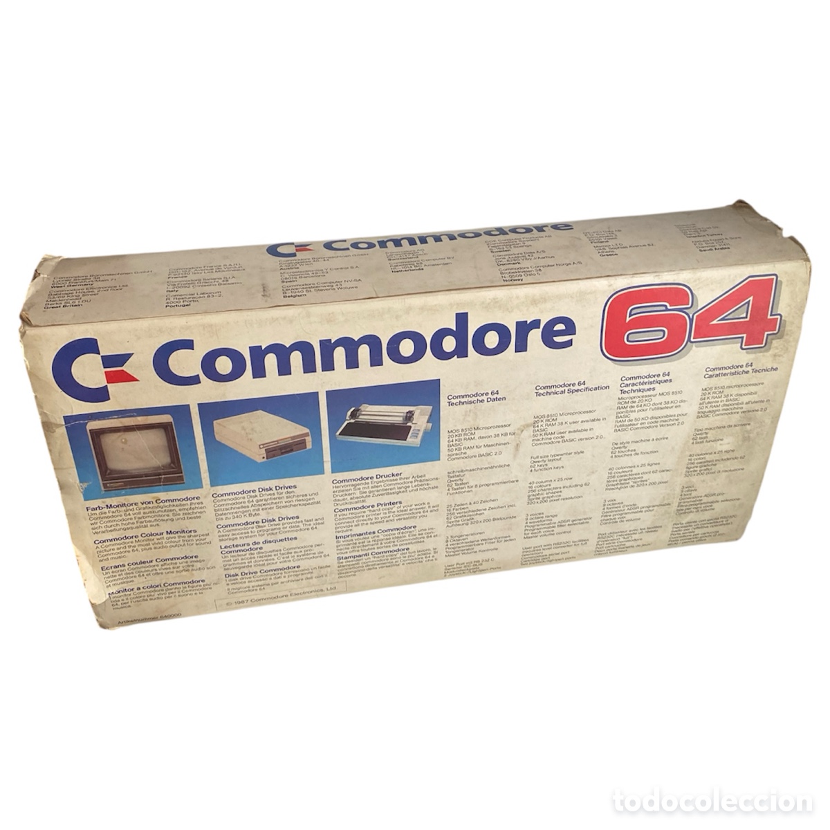 Videojuegos y consolas: Ordenador Commodore 64 en su caja y con corchos - Foto 15