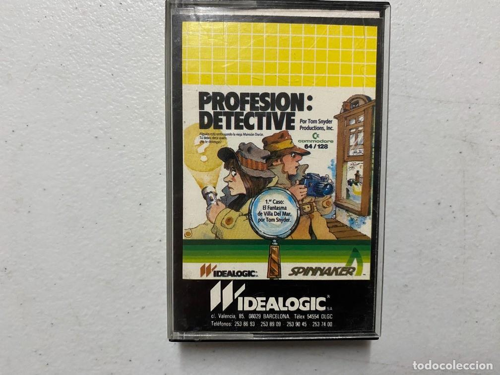 Videojuegos y consolas: PROFESI&Oacute;N DETECTIVE - VIDEOJUEGO COMMODORE 64 C-64 - Foto 1