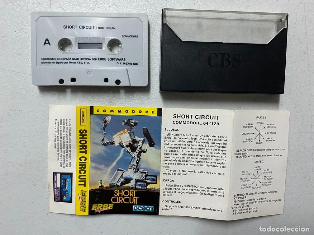 Videojuegos y consolas: SHORT CIRCUIT - VIDEOJUEGO COMMODORE 64 C-64 - Foto 2