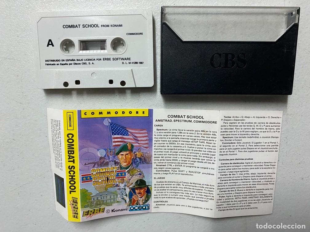 Videojuegos y consolas: COMBAT SCHOOL - VIDEOJUEGO COMMODORE 64 C-64 - Foto 2