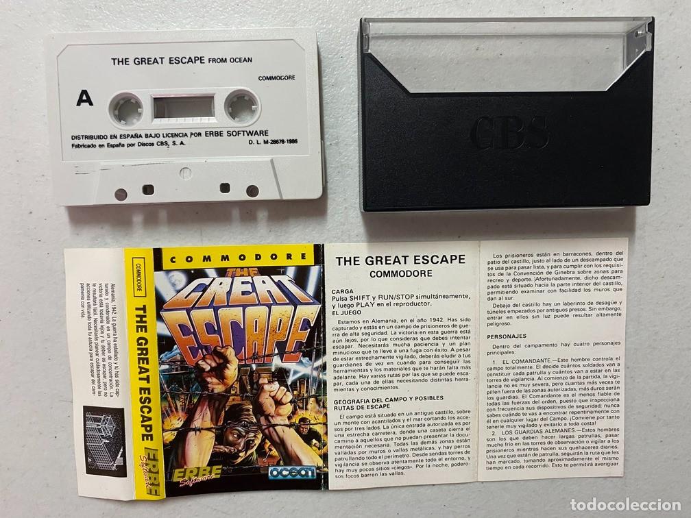 Videojuegos y consolas: THE GREAT ESCAPE - VIDEOJUEGO COMMODORE 64 C-64 - Foto 2
