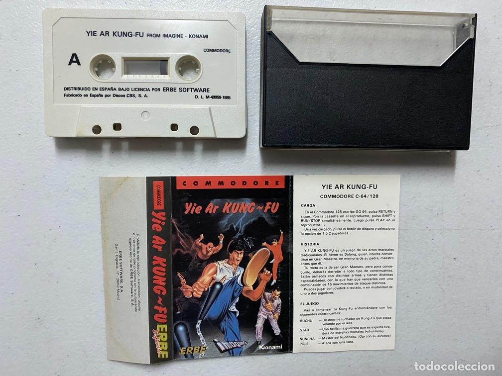 Videojuegos y consolas: YIE AR KUNG-FU - VIDEOJUEGO COMMODORE 64 C-64 - Foto 2