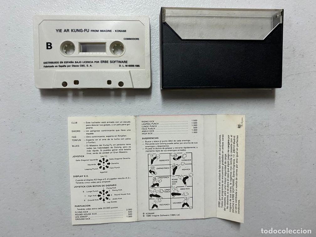 Videojuegos y consolas: YIE AR KUNG-FU - VIDEOJUEGO COMMODORE 64 C-64 - Foto 3