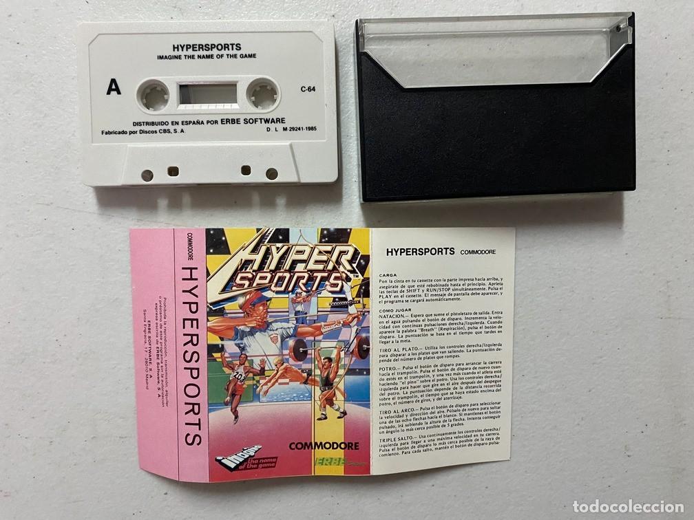 Videojuegos y consolas: HYPER SPORTS - VIDEOJUEGO COMMODORE 64 C-64 - Foto 2