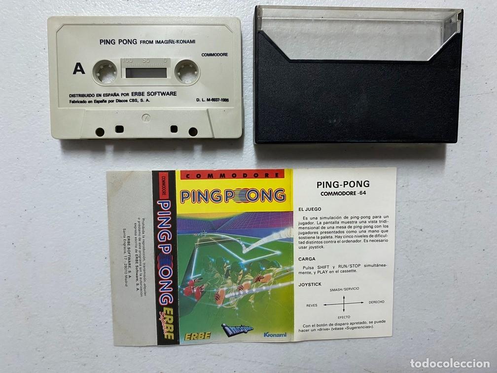 Videojuegos y consolas: PING PONG - VIDEOJUEGO COMMODORE 64 C-64 - Foto 2