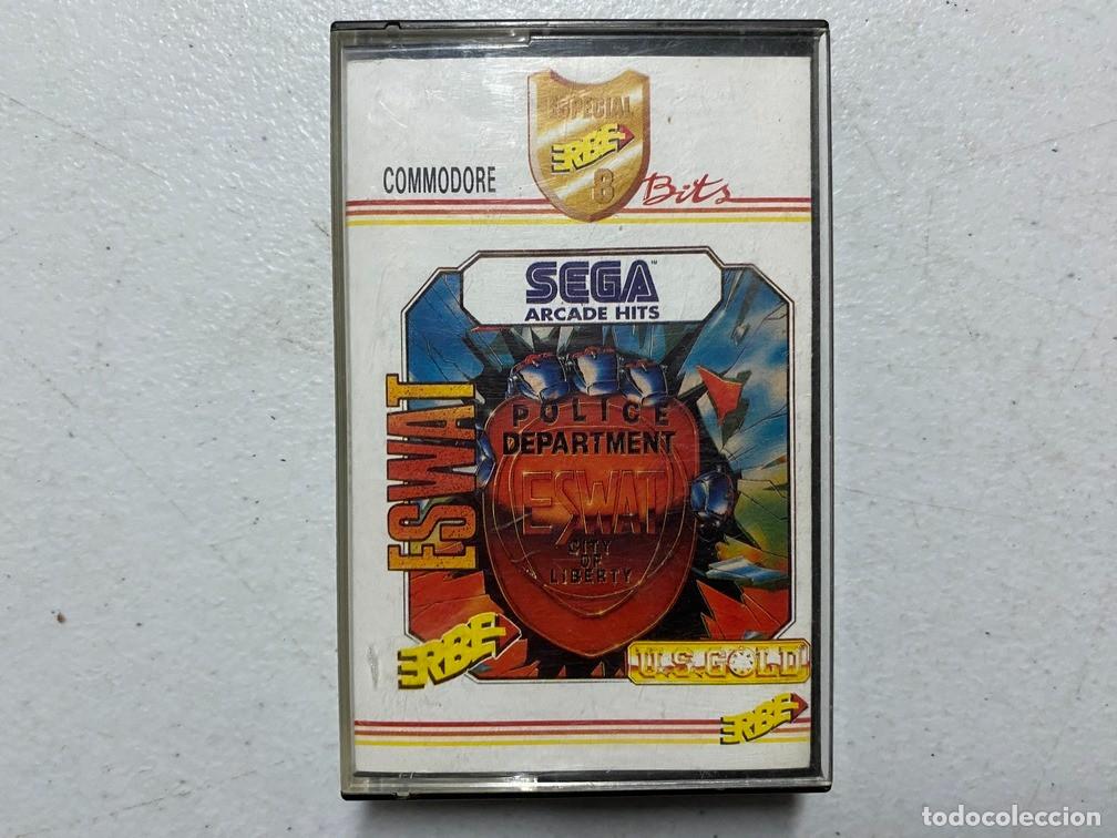 Videojuegos y consolas: ESWAT - VIDEOJUEGO COMMODORE 64 C-64 - Foto 1