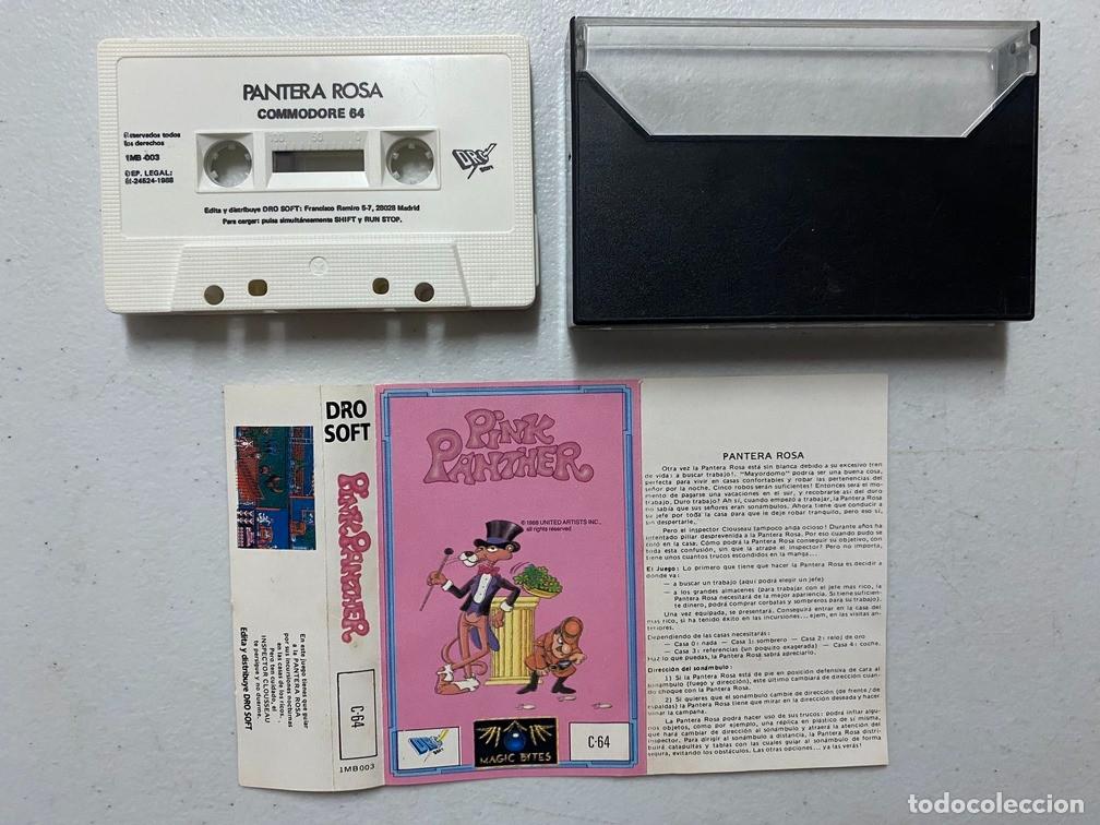 Videojuegos y consolas: PINK PANTHER - VIDEOJUEGO COMMODORE 64 C-64 - Foto 2