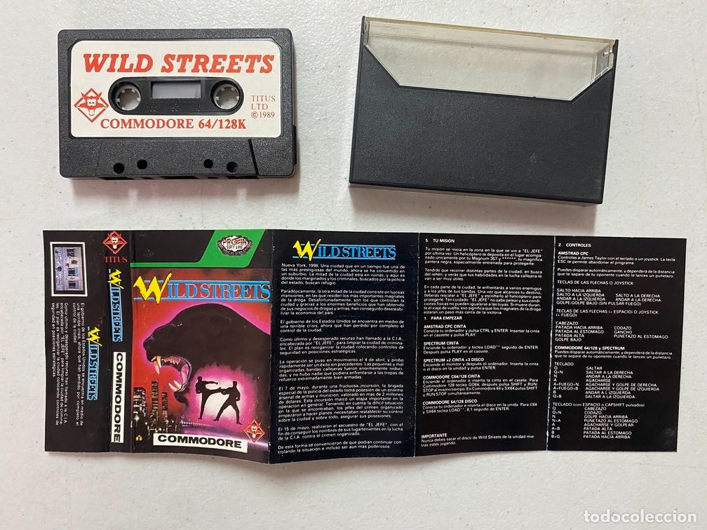 Videojuegos y consolas: WILD STREETS - VIDEOJUEGO COMMODORE 64 C-64 - Foto 2