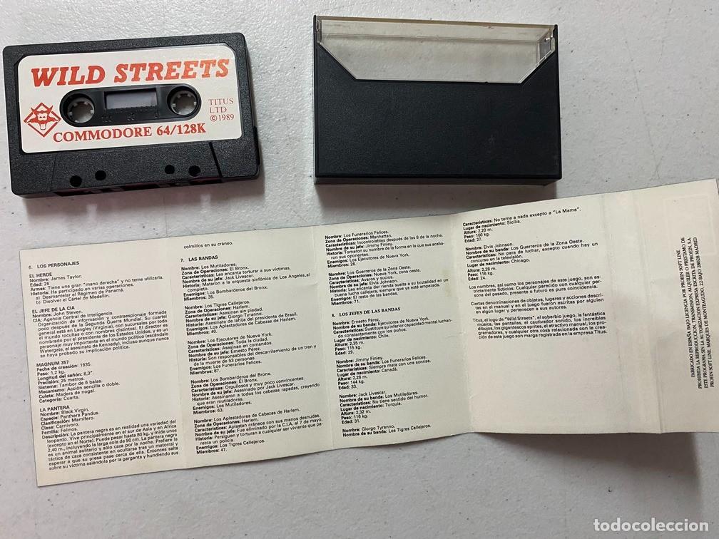Videojuegos y consolas: WILD STREETS - VIDEOJUEGO COMMODORE 64 C-64 - Foto 3
