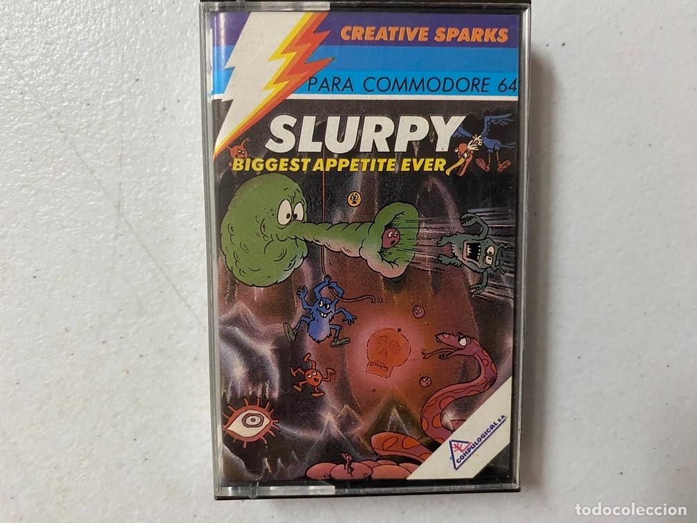 Videojuegos y consolas: SLURPY - VIDEOJUEGO COMMODORE 64 C-64 - Foto 1