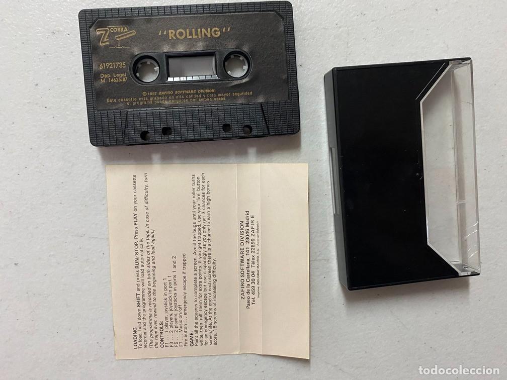 Videojuegos y consolas: ROLLIN - VIDEOJUEGO COMMODORE 64 C-64 - Foto 3