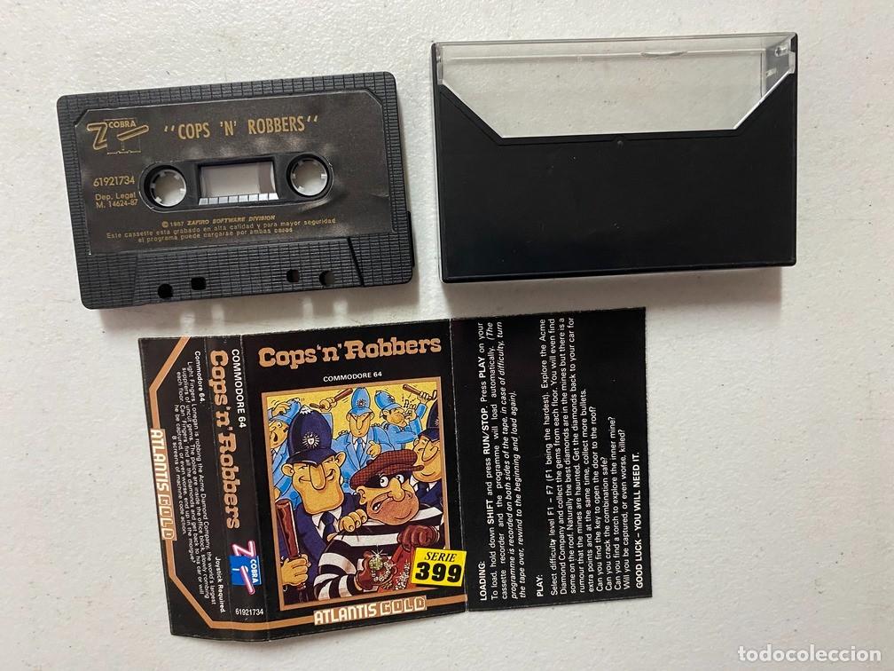 Videojuegos y consolas: COPS N ROBBERS - VIDEOJUEGO COMMODORE 64 C-64 - Foto 2