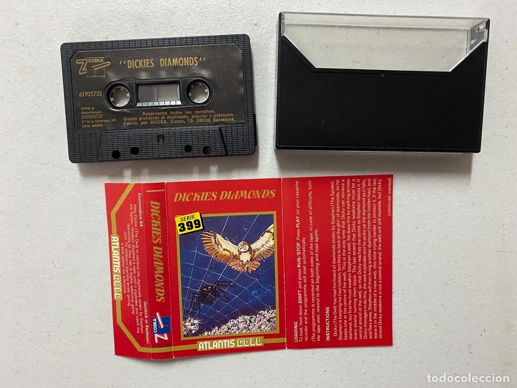 Videojuegos y consolas: DICKIES DIAMONDS - VIDEOJUEGO COMMODORE 64 C-64 - Foto 2