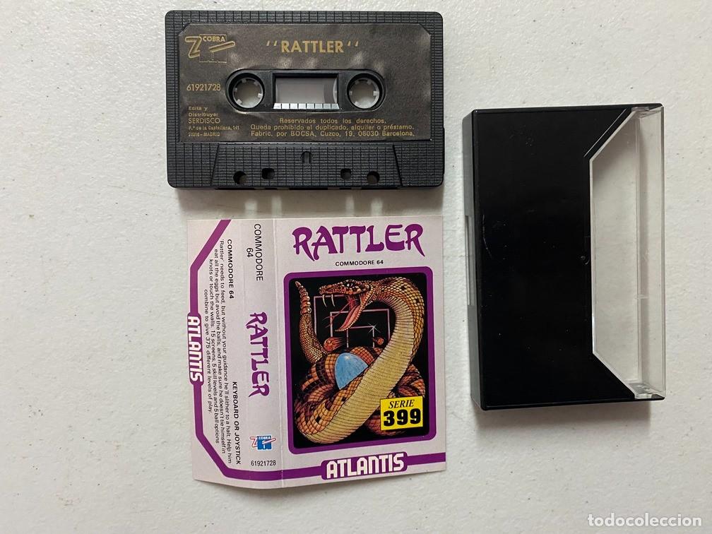 Videojuegos y consolas: RATTLER - VIDEOJUEGO COMMODORE 64 C-64 - Foto 2