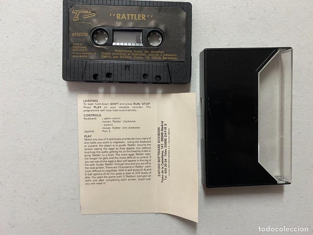 Videojuegos y consolas: RATTLER - VIDEOJUEGO COMMODORE 64 C-64 - Foto 3