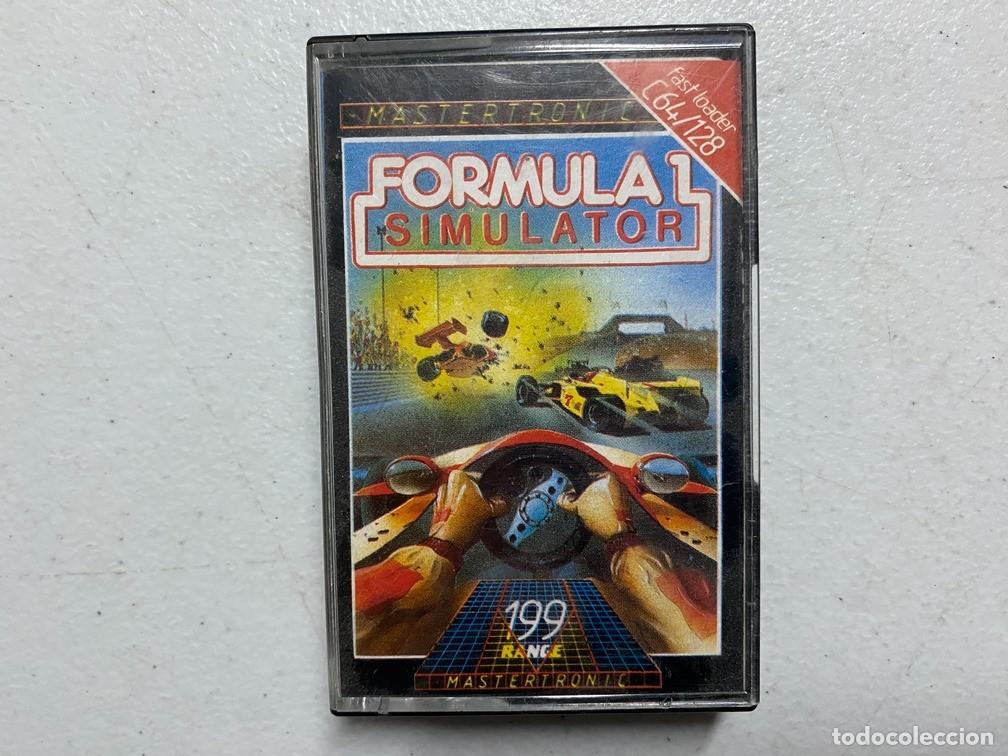 Videojuegos y consolas: FORMULA 1 SIMULATOR - VIDEOJUEGO COMMODORE 64 C-64 - Foto 1
