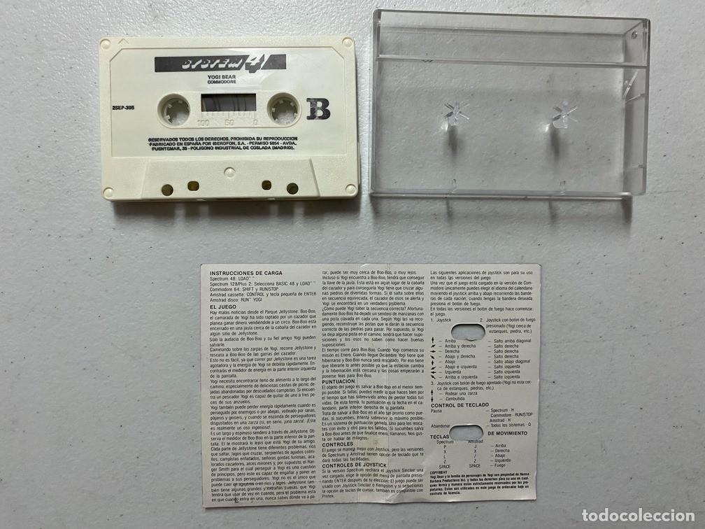 Videojuegos y consolas: YOGI BEAR - VIDEOJUEGO COMMODORE 64 C-64 - Foto 4