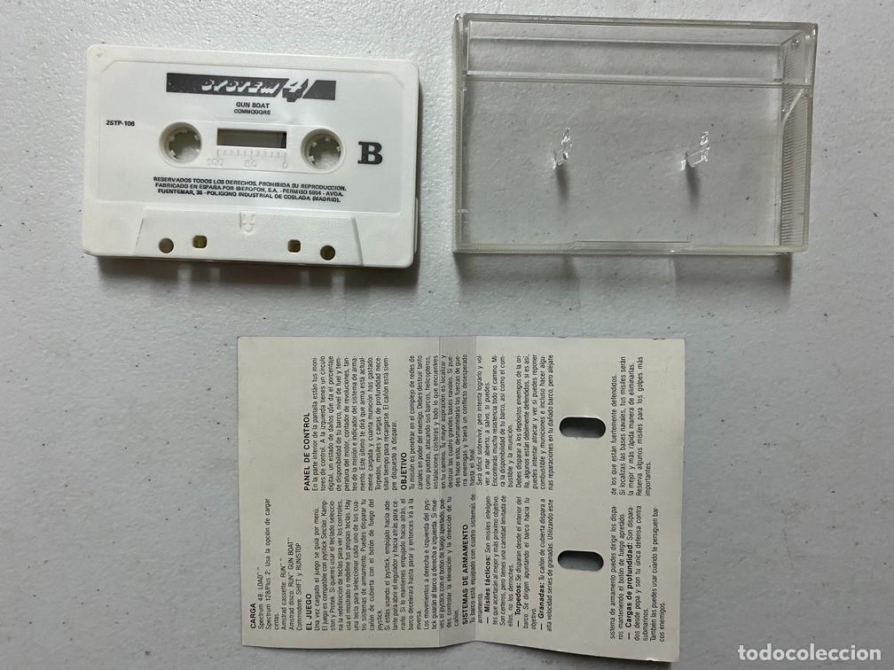 Videojuegos y consolas: GUNBOAT - VIDEOJUEGO COMMODORE 64 C-64 - Foto 4