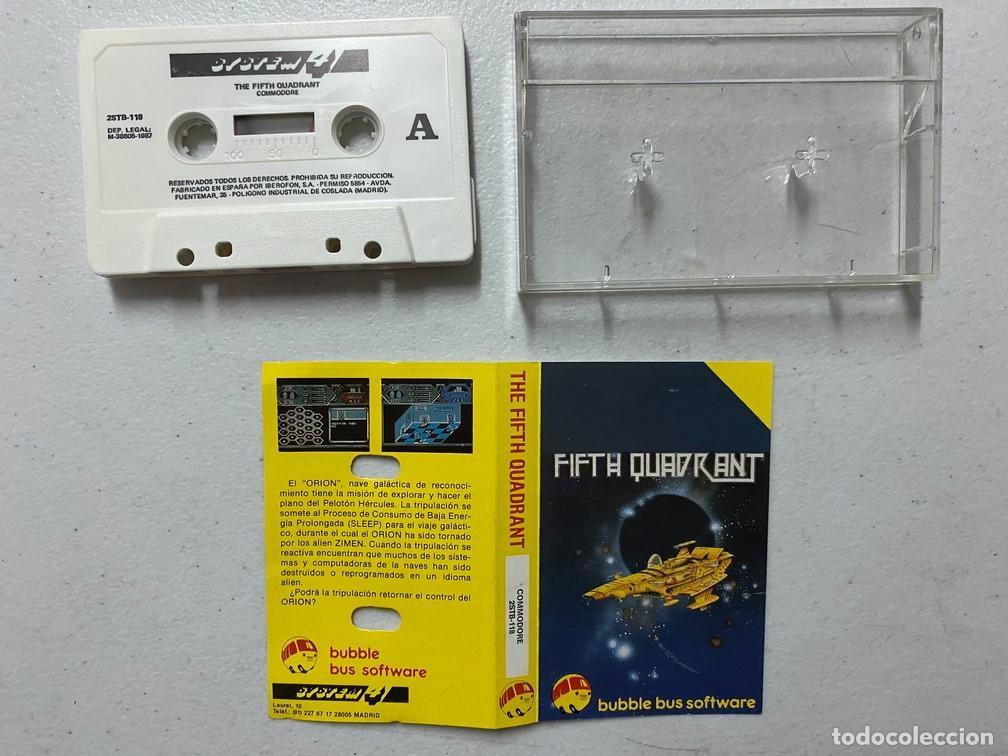 Videojuegos y consolas: FIFTH QUADRANT - VIDEOJUEGO COMMODORE 64 C-64 - Foto 3