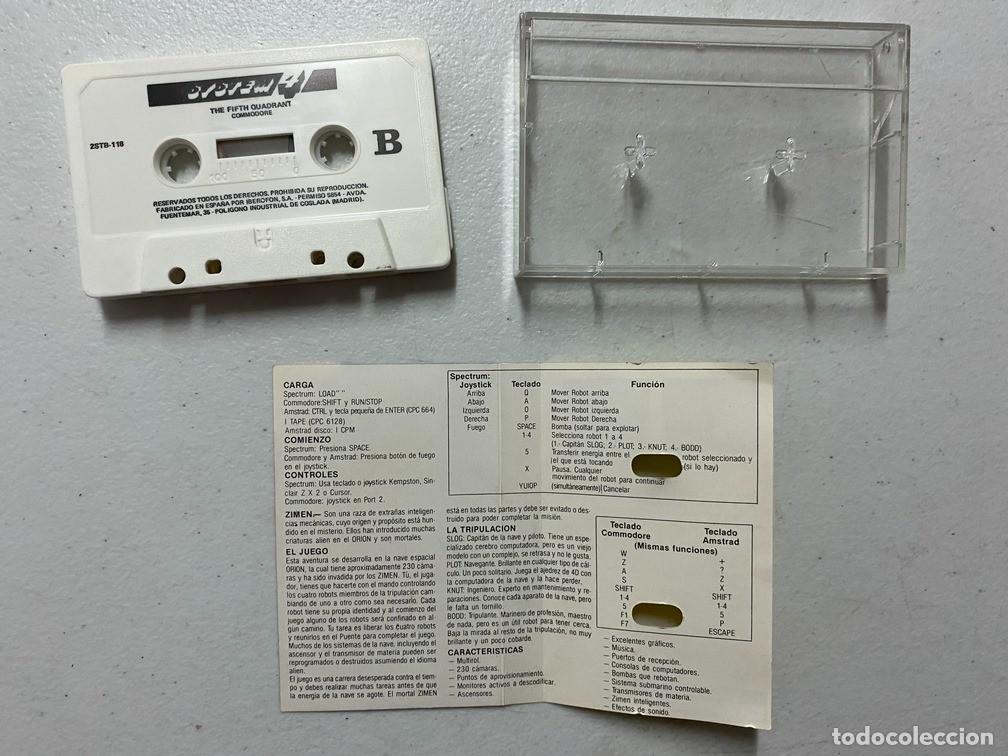 Videojuegos y consolas: FIFTH QUADRANT - VIDEOJUEGO COMMODORE 64 C-64 - Foto 4