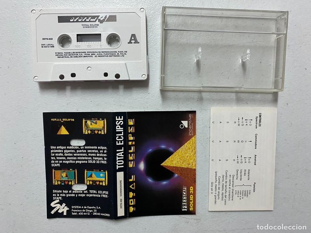 Videojuegos y consolas: TOTAL ECLIPSE - VIDEOJUEGO COMMODORE 64 C-64 - Foto 4