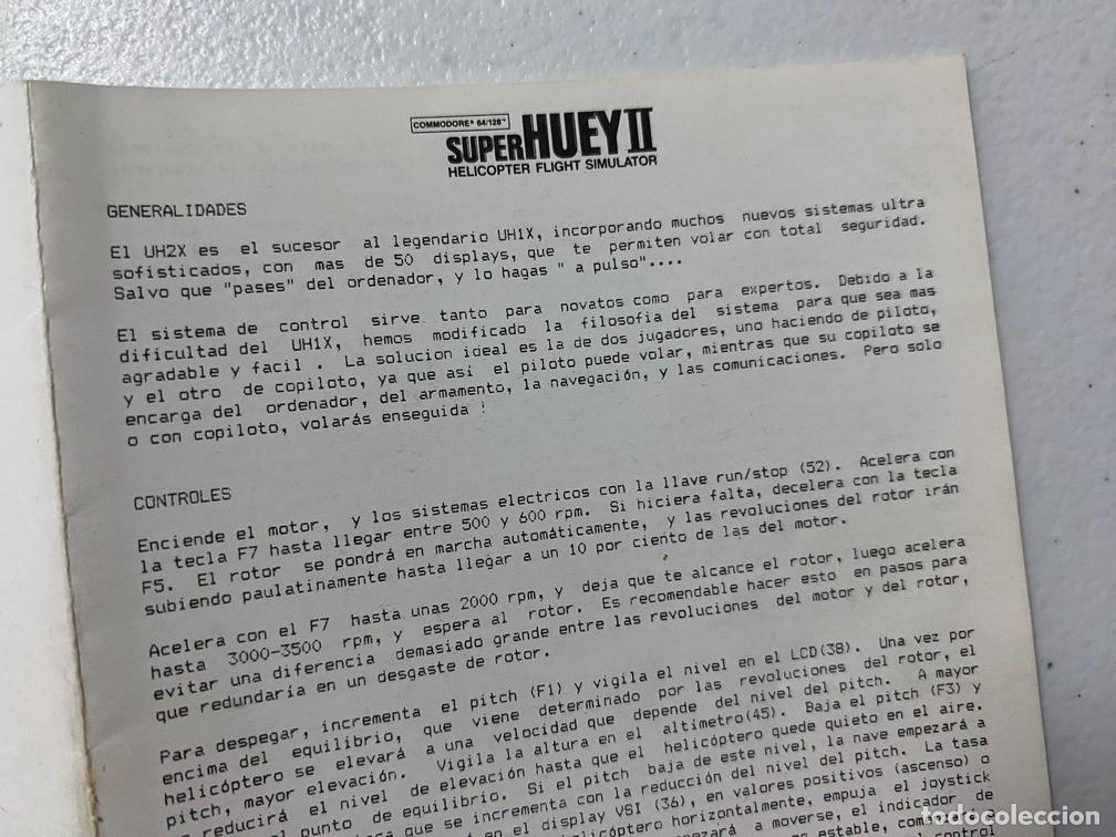 Videojuegos y consolas: SUPER HUEY II - VIDEOJUEGO COMMODORE 64 C-64 - Foto 5