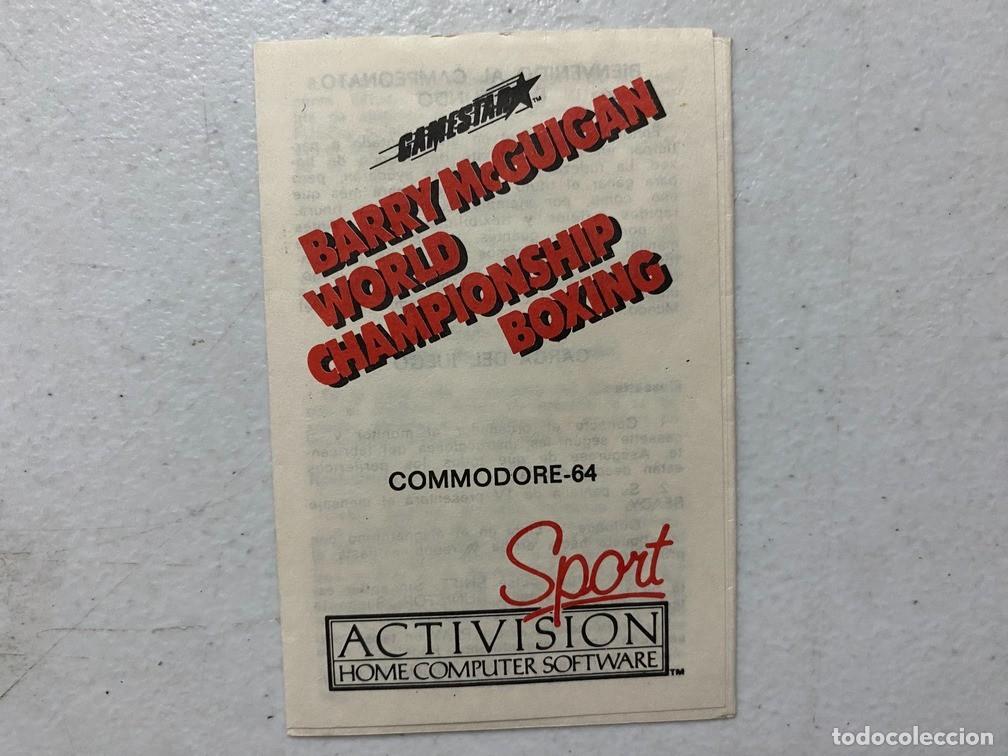 Videojuegos y consolas: BARRY McGUIGAN WCB - VIDEOJUEGO COMMODORE 64 C-64 - Foto 5